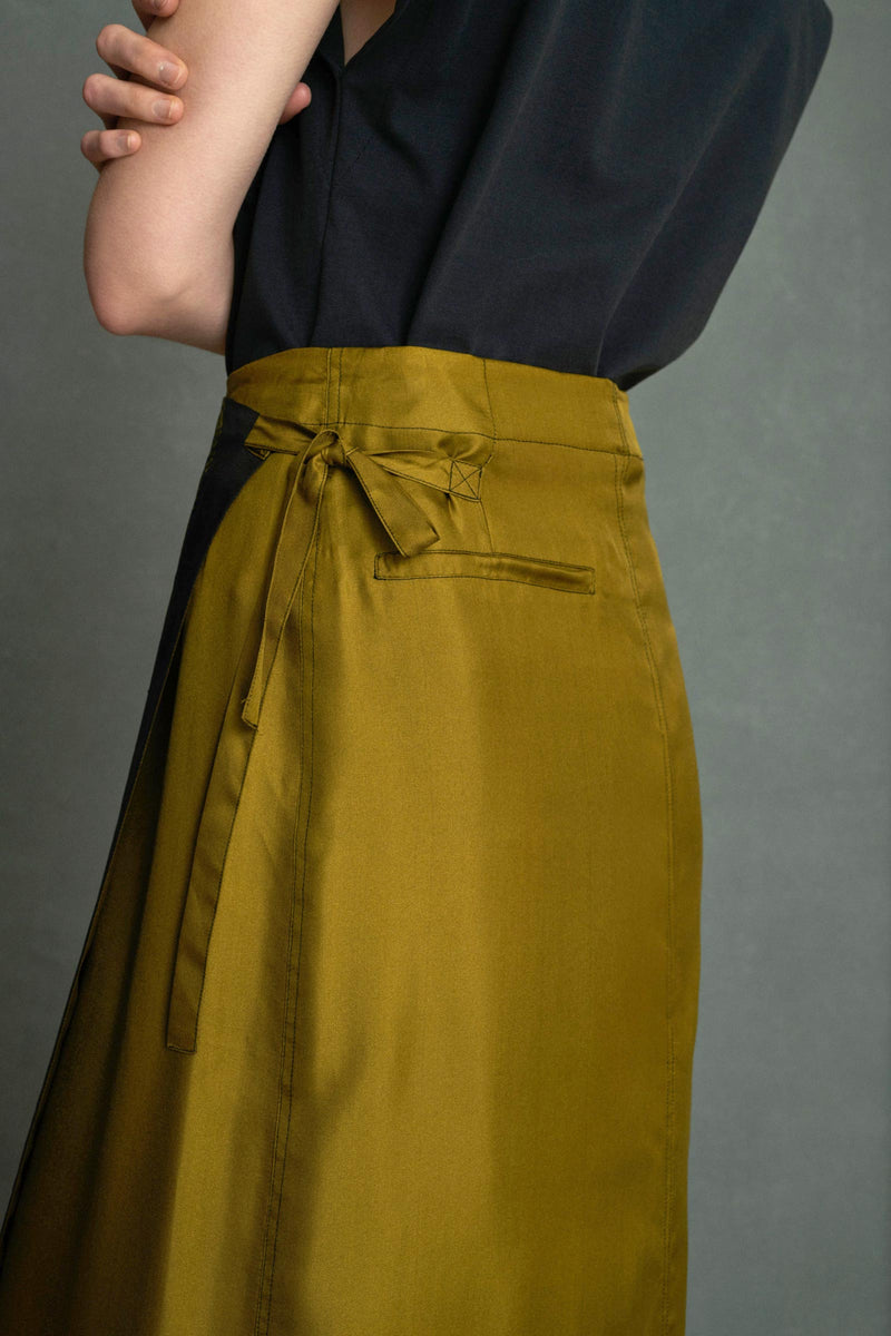 Tensi Printed Silk Skirt