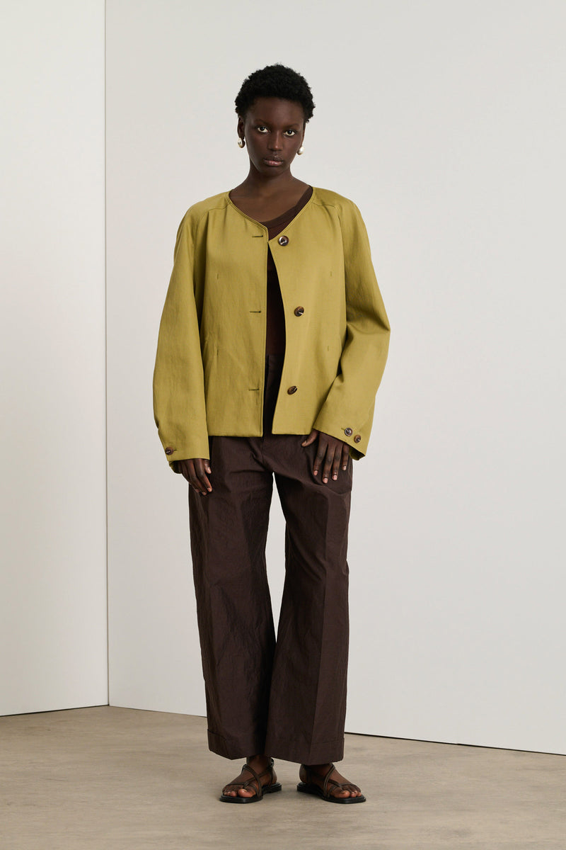 Watson Crinkled Cotton Trousers
