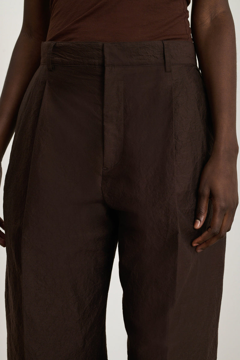 Watson Crinkled Cotton Trousers