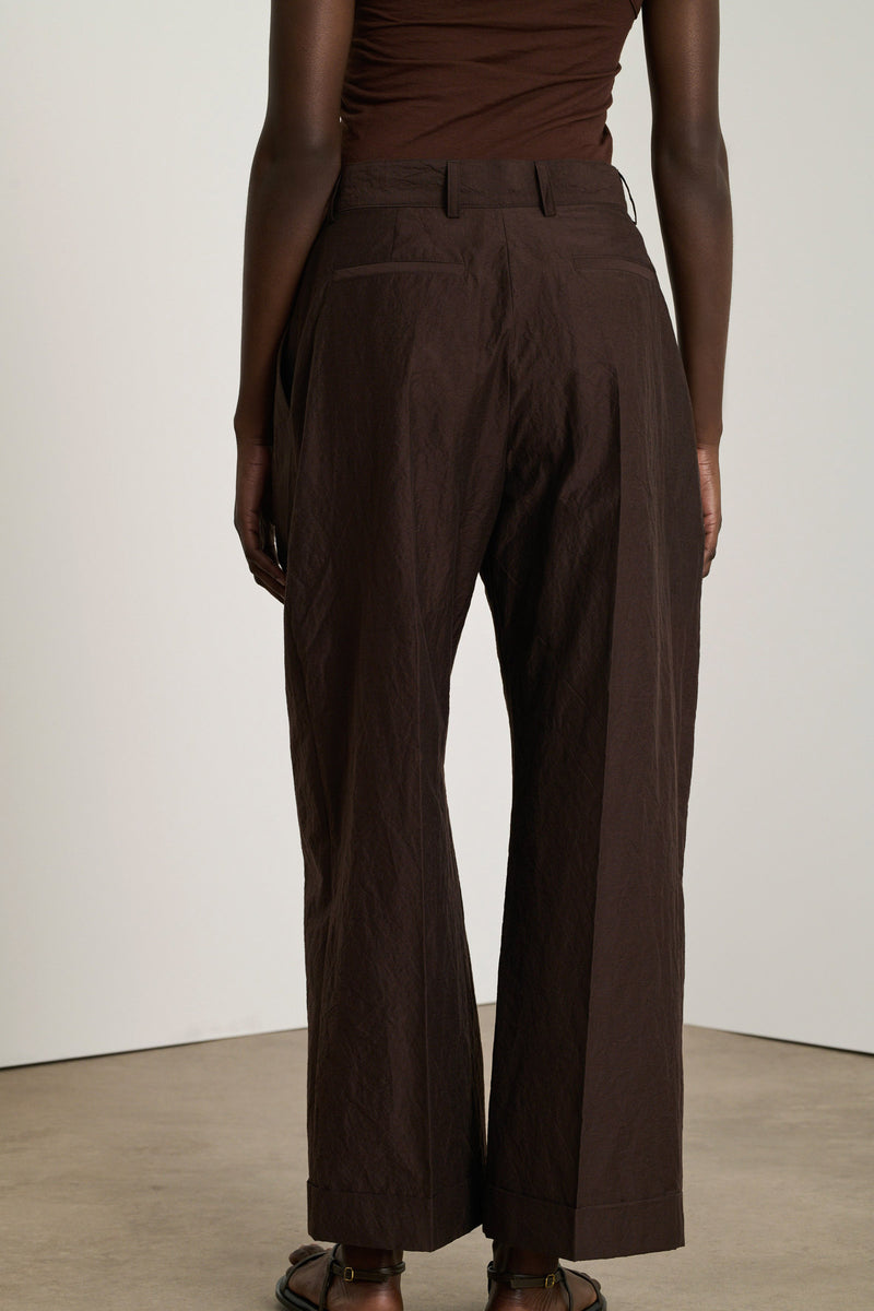 Watson Crinkled Cotton Trousers