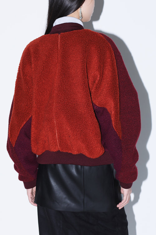 TOGA TOO – Wool Pile Boa Blouson