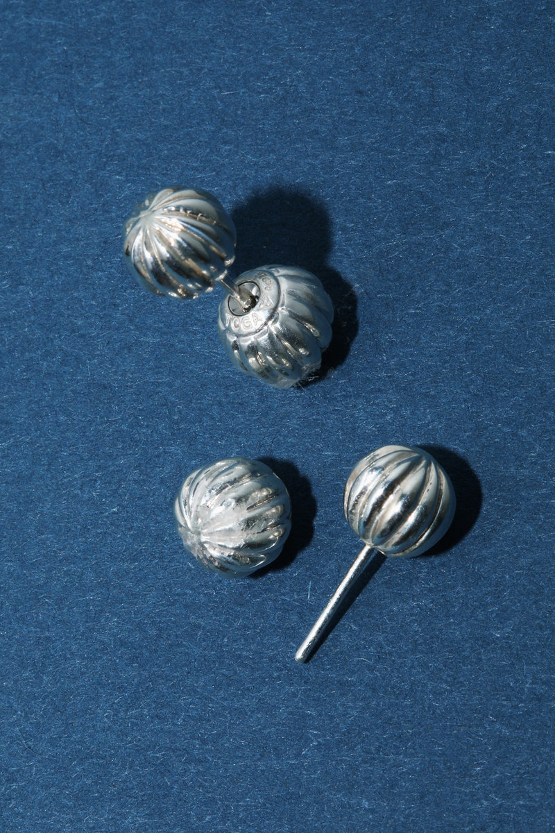 925 Silver Ball Pierced Earring