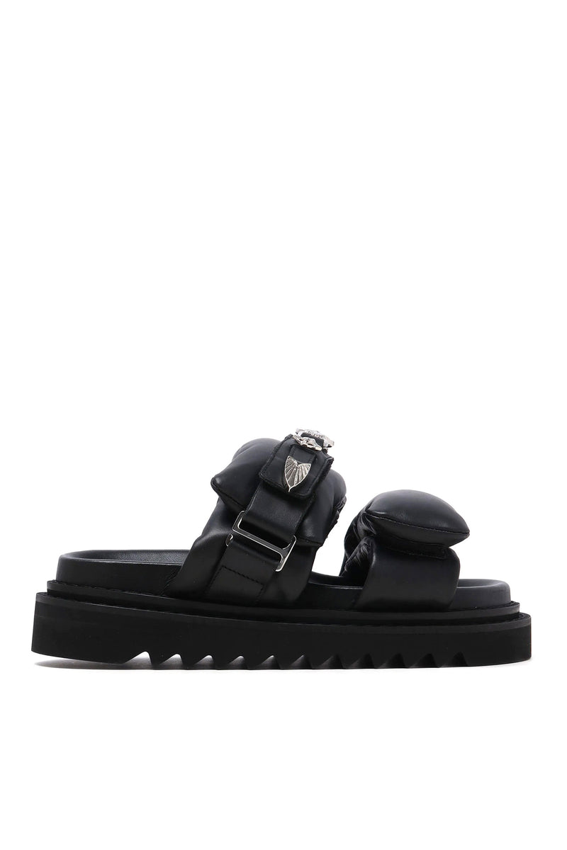 AJ1382 - Metal Leather Sandals
