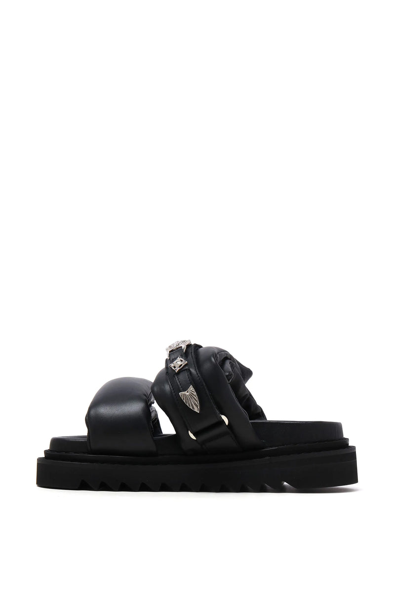 AJ1382 - Metal Leather Sandals