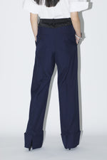 Ox Wool-Blended Pants