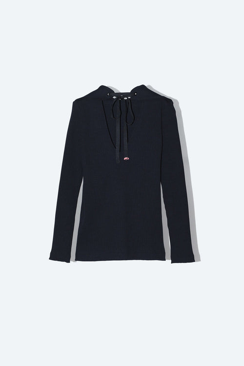 Rib Jersey LS Top