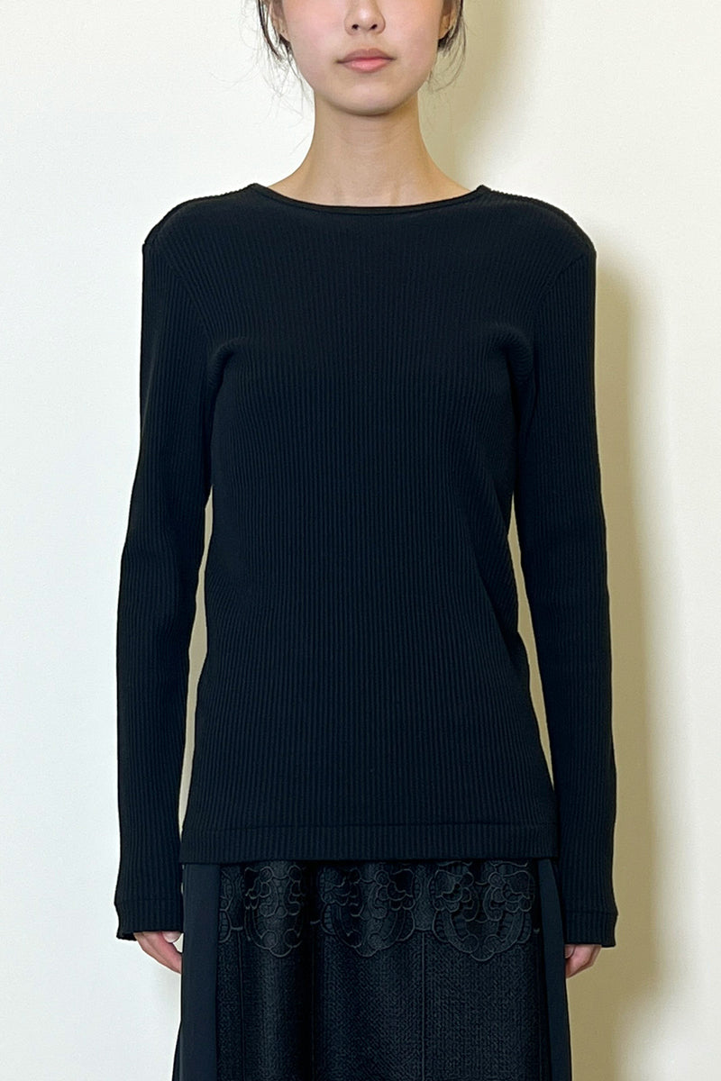 Rib Jersey LS Top