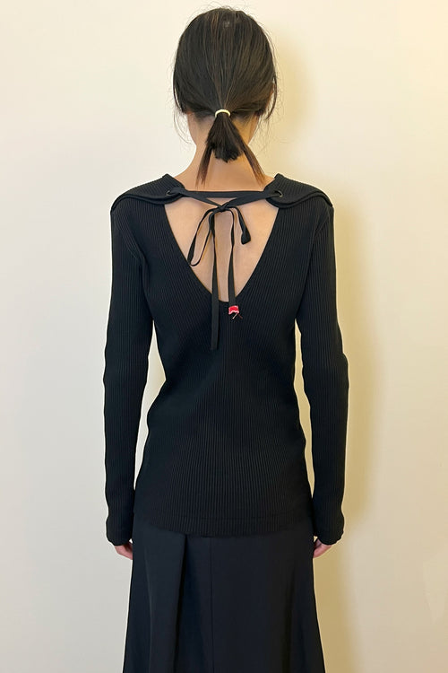 Rib Jersey LS Top