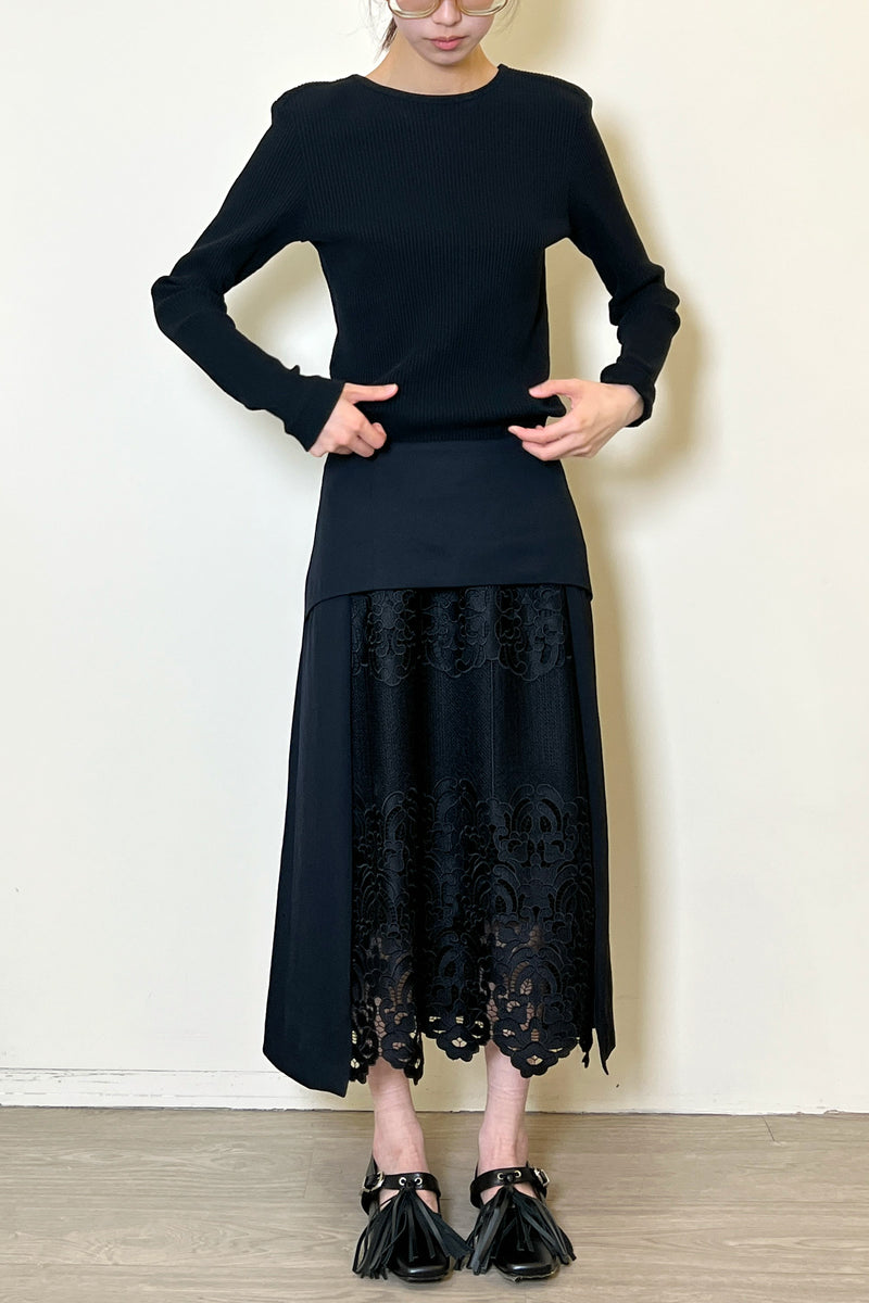 Rib Jersey LS Top