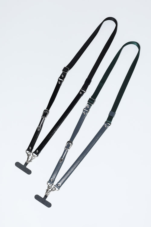 Nylon and Leather Phone Strap