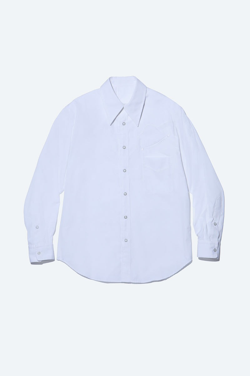 Typewriter Poplin Shirt - UNISEX