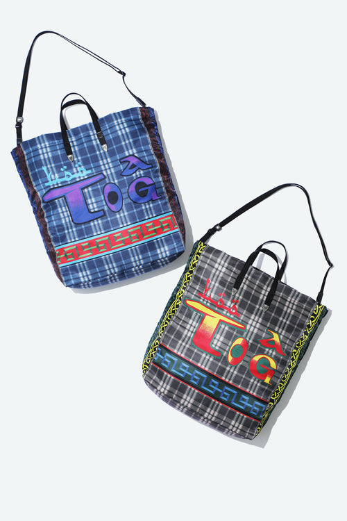 Nylon Print Tote Bag