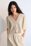 Narciso Cotton Crochet Blouse