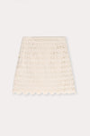 Narciso Cotton Crochet Skirt