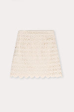 Narciso Cotton Crochet Skirt