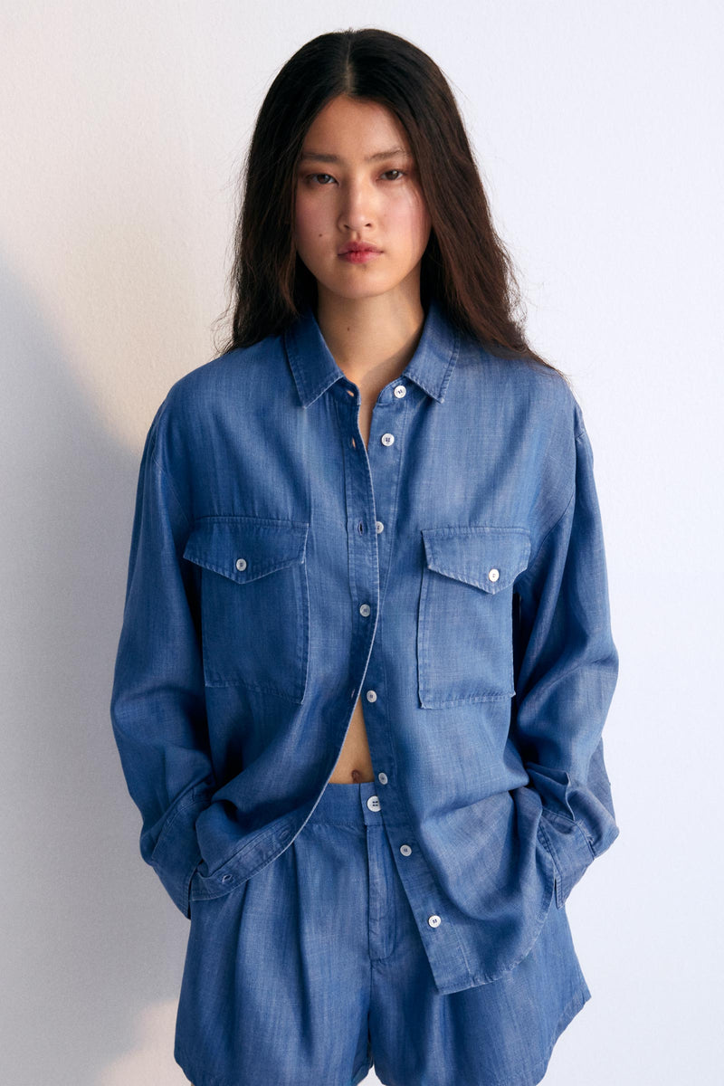 Ophelia Tencel Chambray Shirt