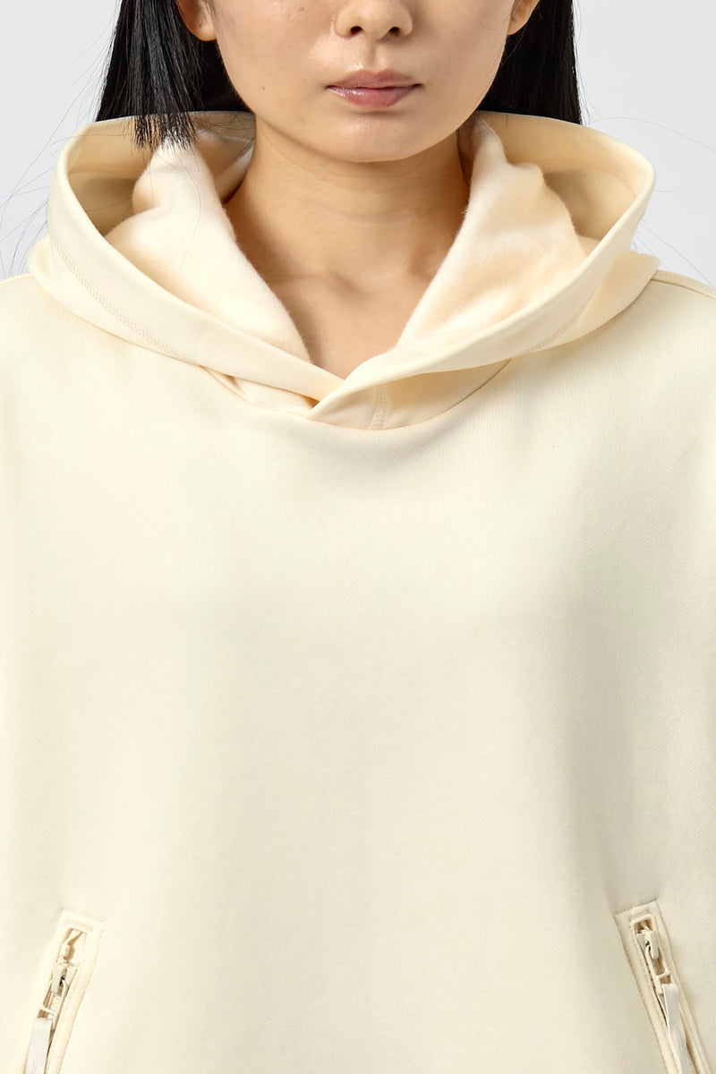 Drawcord Fleece Back Hoodie