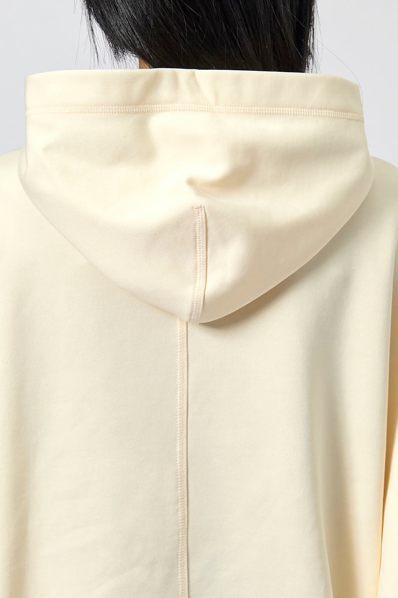 Drawcord Fleece Back Hoodie