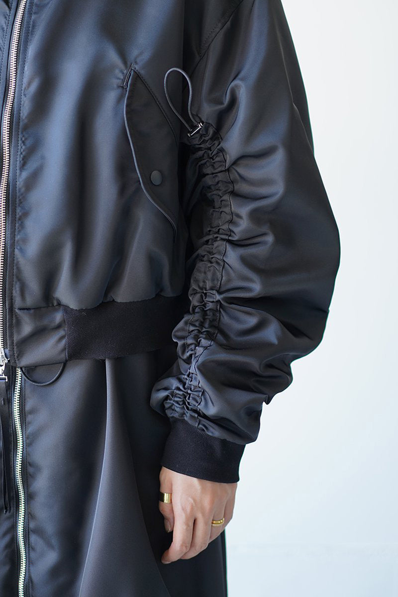 Volume Sleeves Nylon Blouson