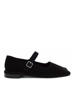 Bomi Suede Mary-Jane Flats