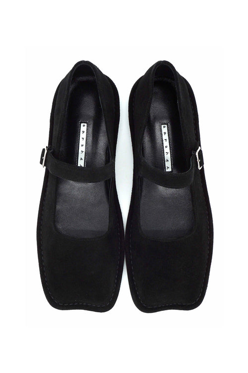 Bomi Suede Mary-Jane Flats