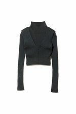 Double-End Wool Ribbed Jumper