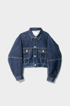 Selvedge Denim Short Blouson