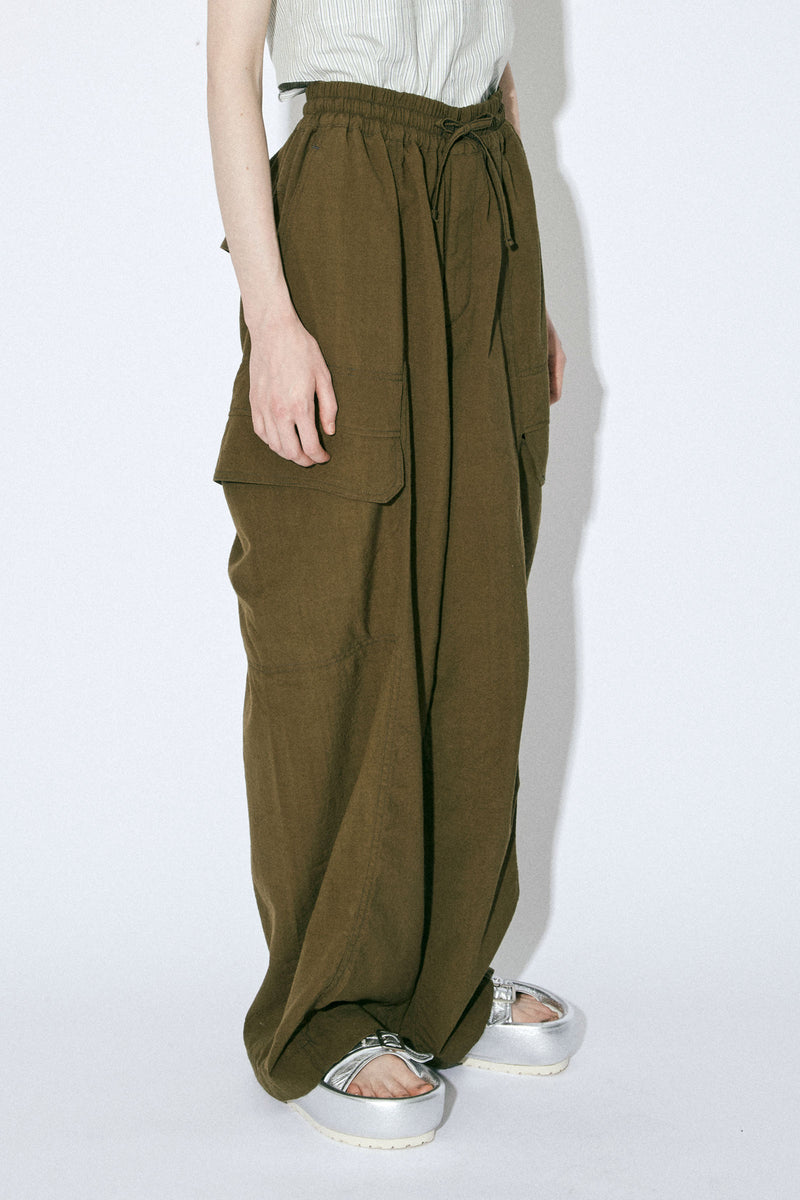 Tropical Wool Cargo Pants