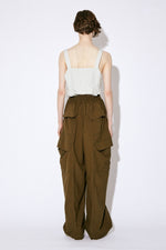 Tropical Wool Cargo Pants