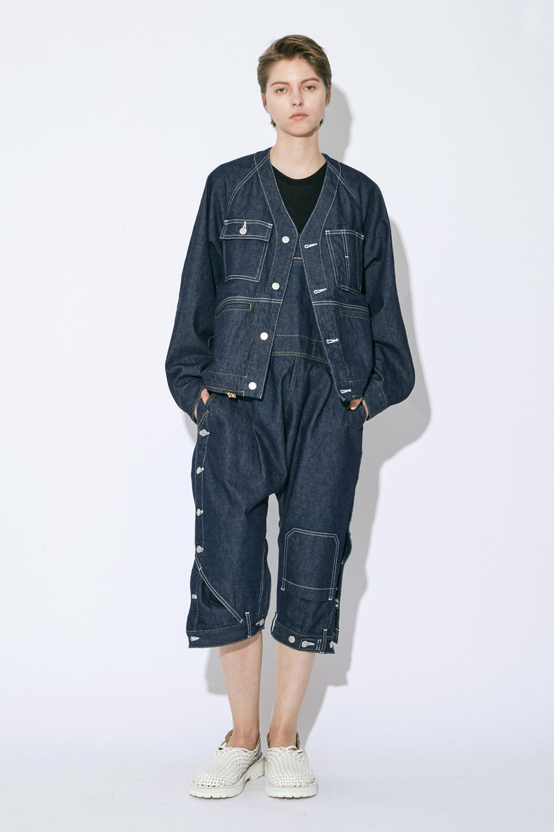 Double-End Left Hand Twill Denim Blouson