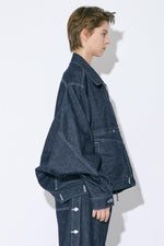 Double-End Left Hand Twill Denim Blouson