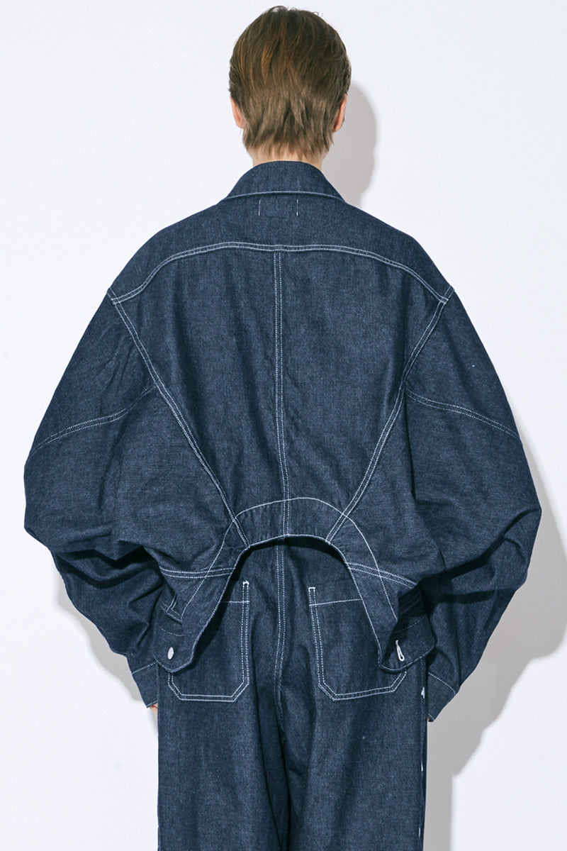 Double-End Left Hand Twill Denim Blouson