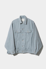 Double-End Recycling Denim Blouson