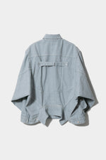 Double-End Recycling Denim Blouson