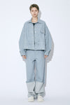 Double-End Recycling Denim Blouson
