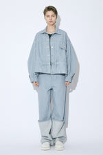 Double-End Recycling Denim Blouson