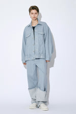 Double-End Recycling Denim Blouson