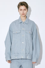 Double-End Recycling Denim Blouson