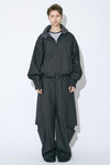 Cotton Suiting Trompe Loeil Pants