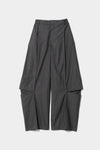 Cotton Suiting Trompe Loeil Pants