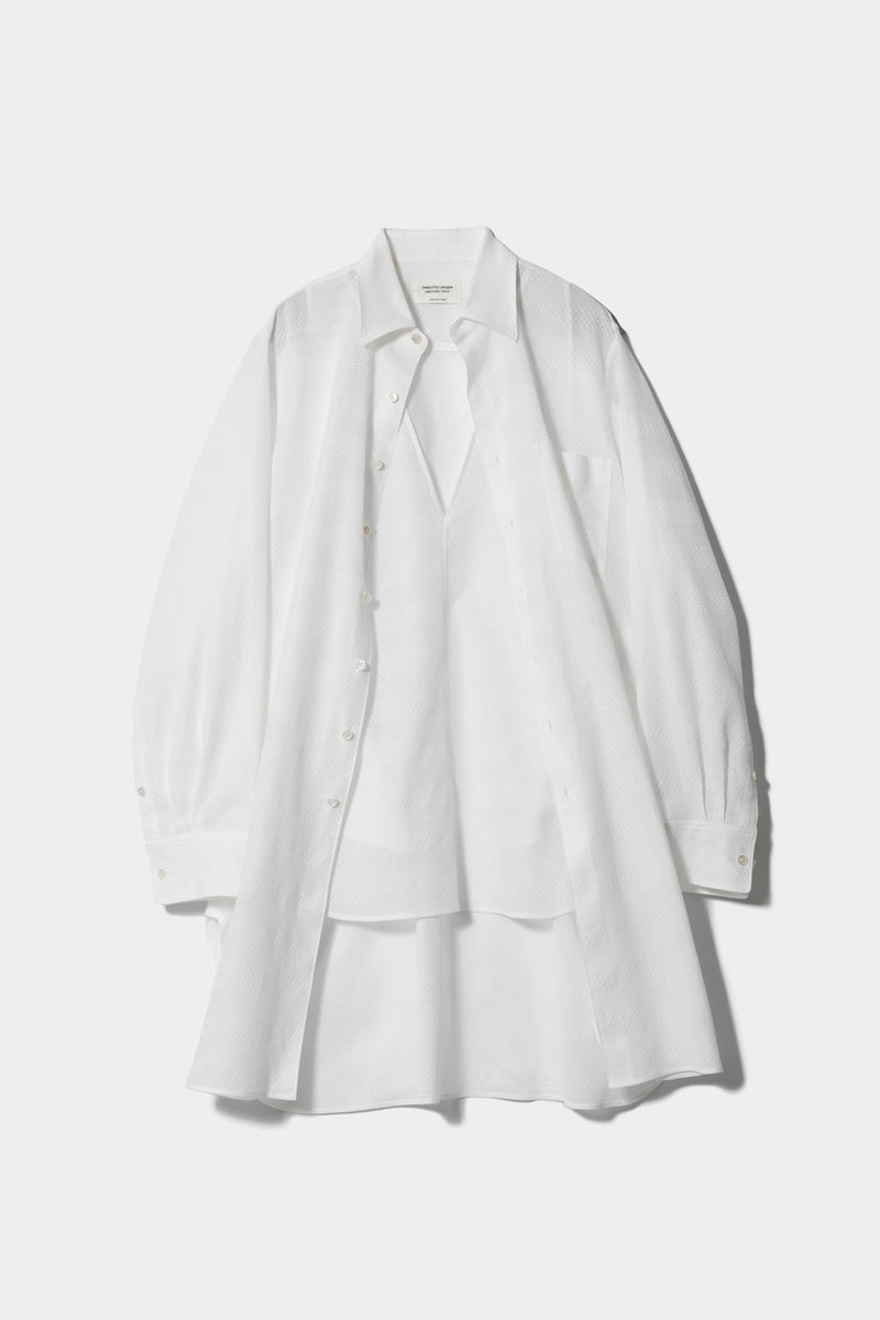 Double Front Leno Cloth Long Shirt