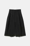 Tropical Wool Mohair Side Tuck Box Culottes