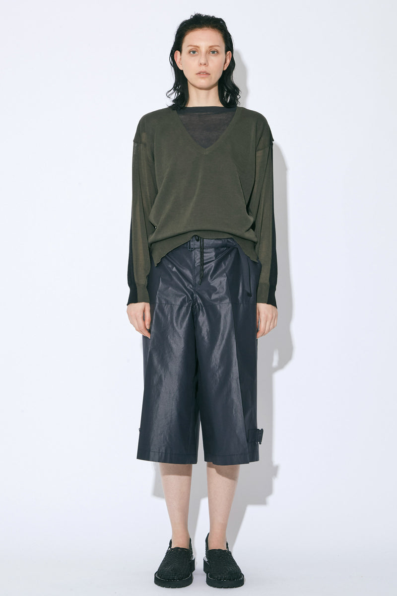 Four-Way Flip Cotton Pullover
