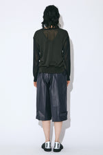 Four-Way Flip Cotton Pullover