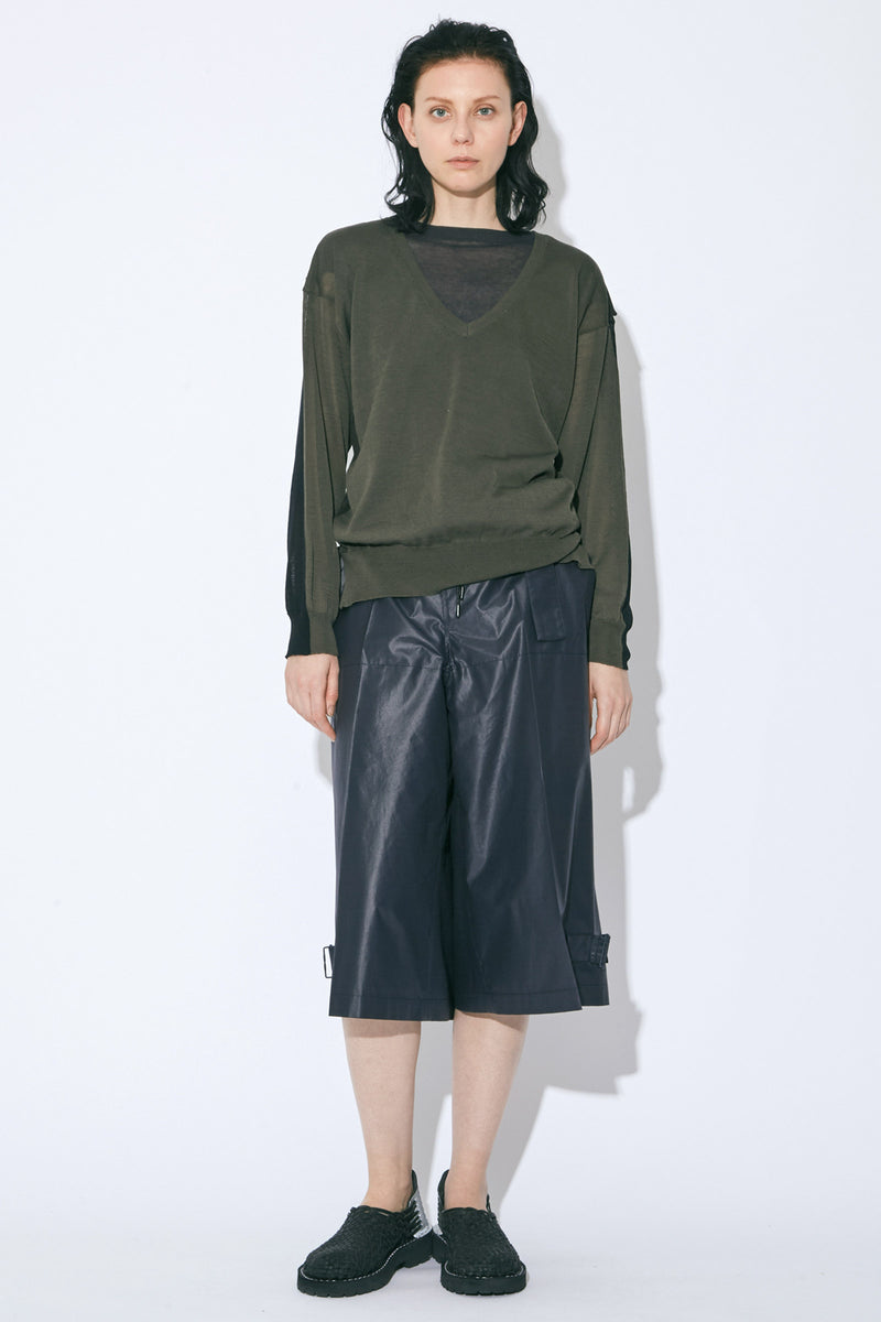 Four-Way Flip Cotton Pullover