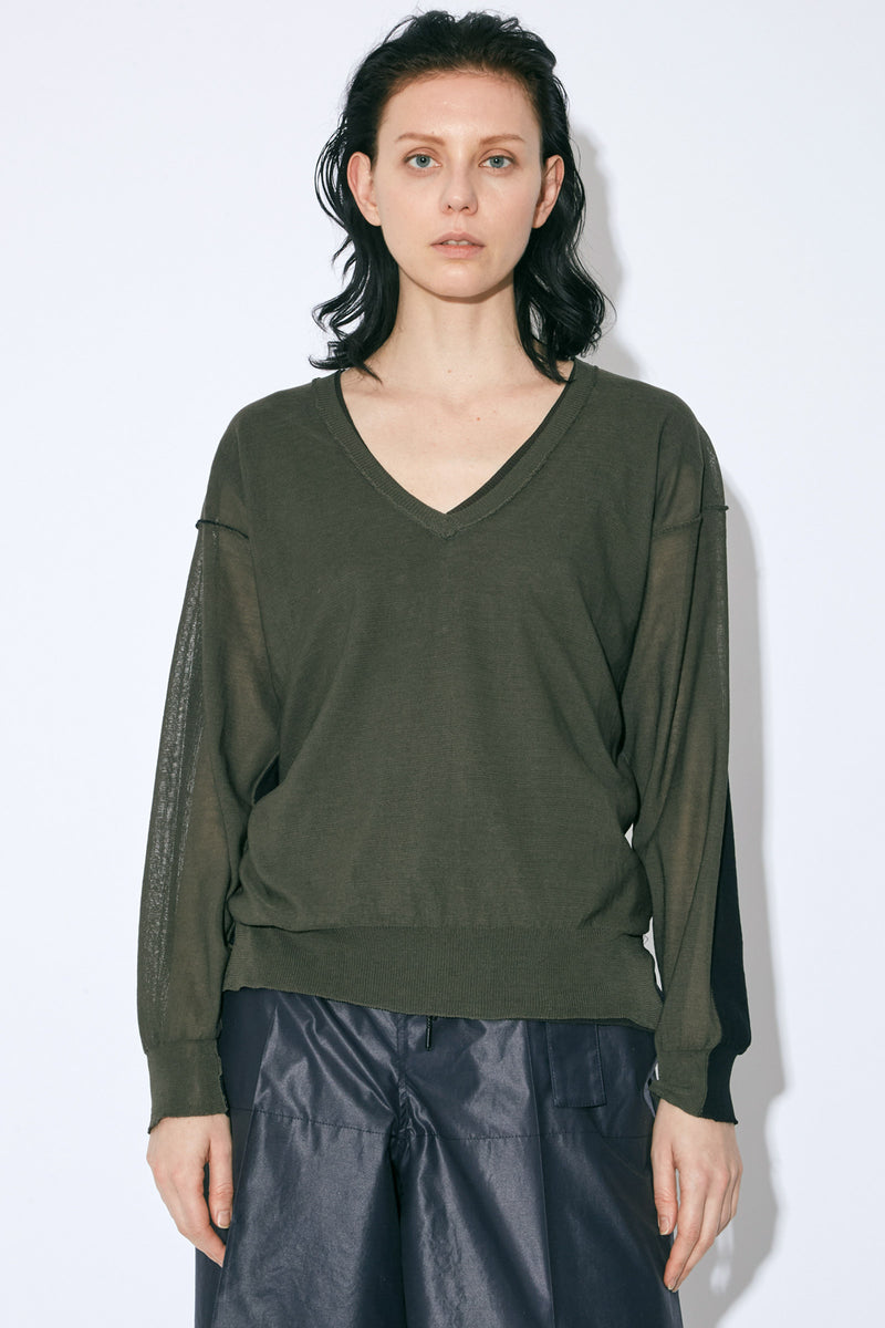 Four-Way Flip Cotton Pullover