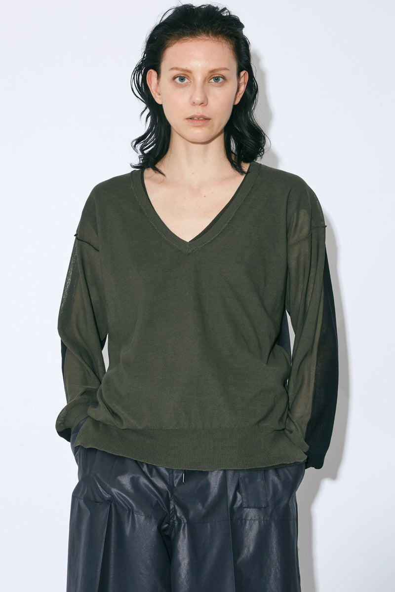 Four-Way Flip Cotton Pullover