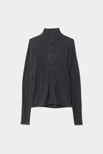 Double Neck Lacey Rib Cardigan