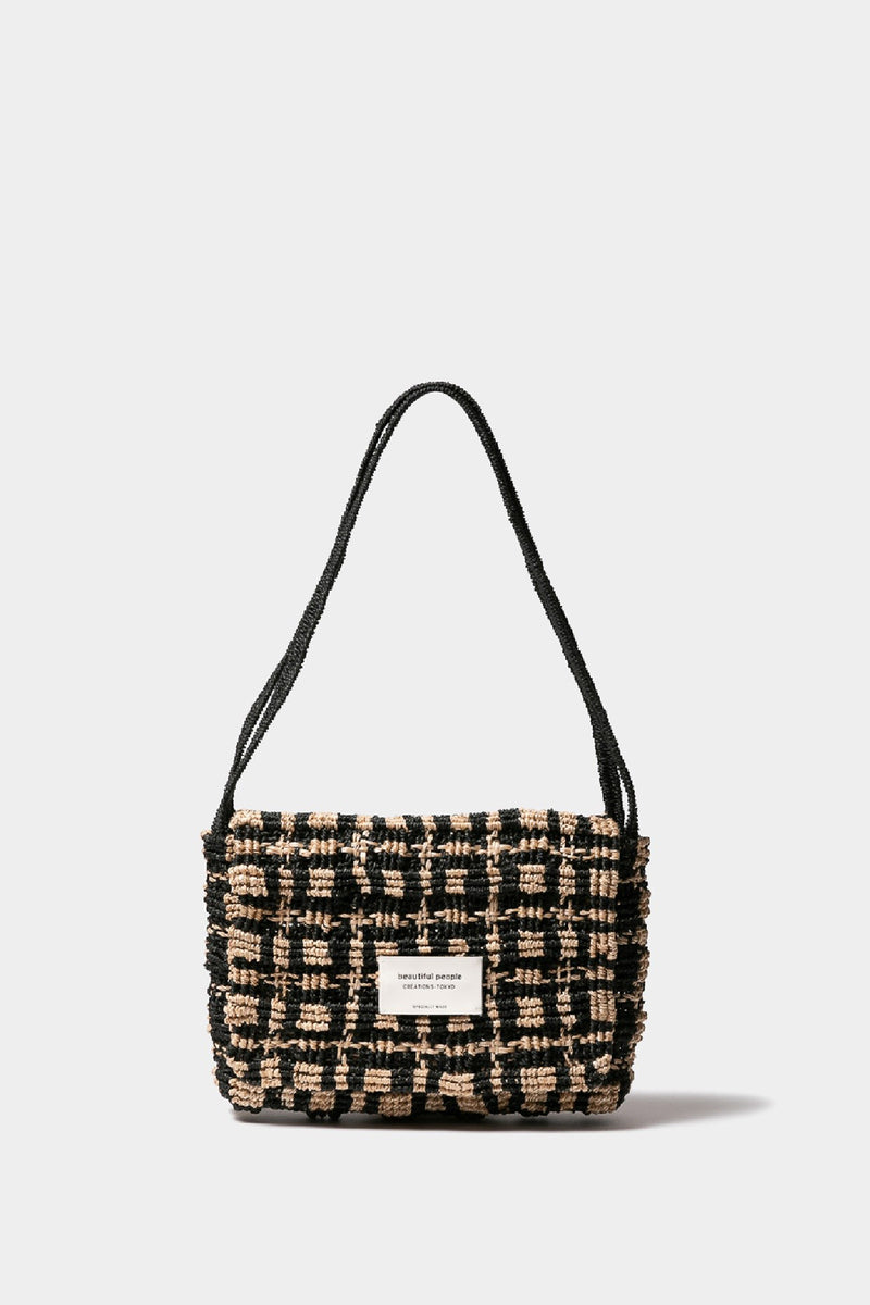 Abaca Knitting Shoulder Bag