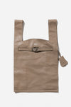 Large Market Bag in Shrink Leather